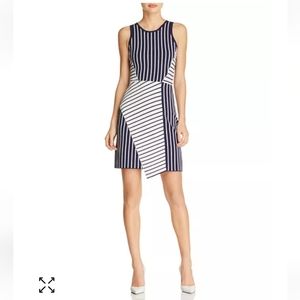 Navy & White Deidra Knit Dress